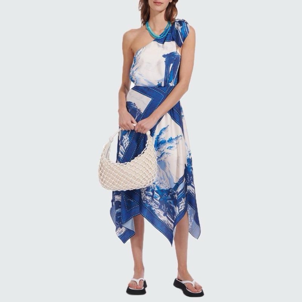 Staud tapestry dress Sz 4